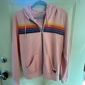 Aviator Nation Medium Pink Hoodie